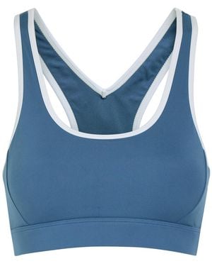 Varley Freesoft Selma Stretch-Jersey Sports Bra - Blue