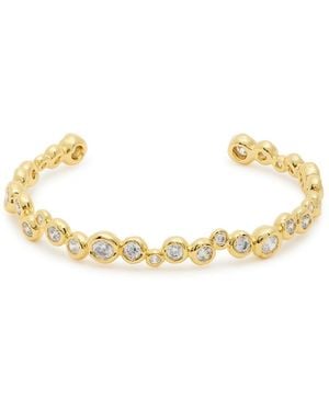 Alexis Asterales Crystal-Embellished 14Kt-Plated Cuff - Metallic