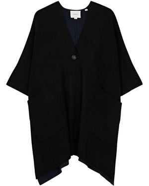 Vince Wool-blend Cape - Black