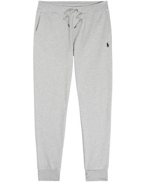 Polo Ralph Lauren Logo-Embroidered Jersey Joggers - Grey