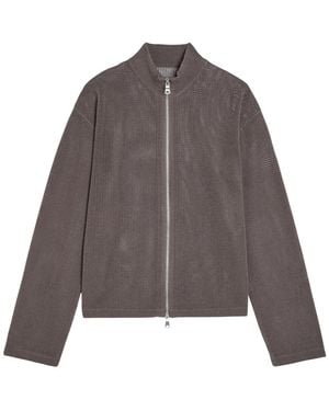 MKI Miyuki-Zoku Open-Knit Linen And Cotton-Blend Cardigan - Brown