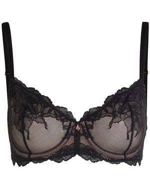 Wacoal Vivid Attraction Tulle Underwired Bra - Black