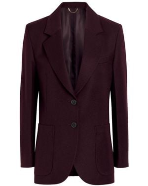 Victoria Beckham Katherine Wool Blazer - Purple