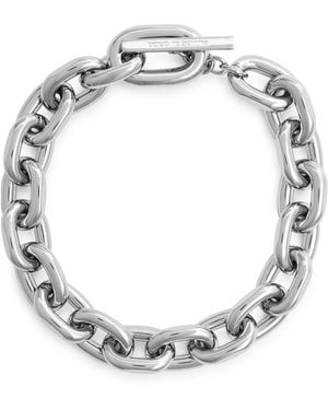 Rabanne Xl Link Chain Necklace - White