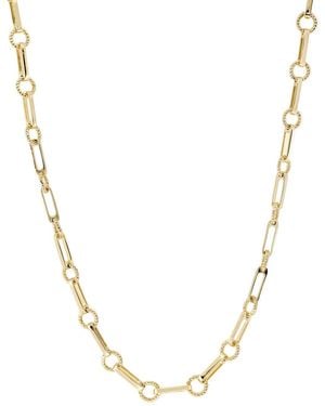 V By Laura Vann 18kt -plated Chain Necklace - White