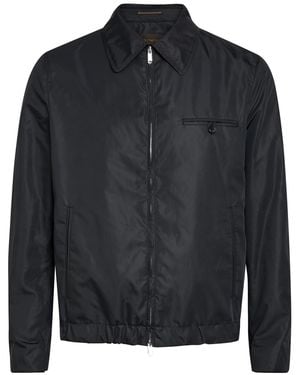 Slowear Shell Bomber Jacket - Black