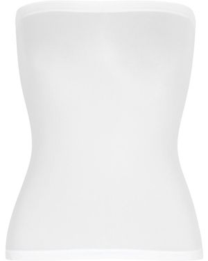 Wolford Fatal Jersey Bandeau Top - White