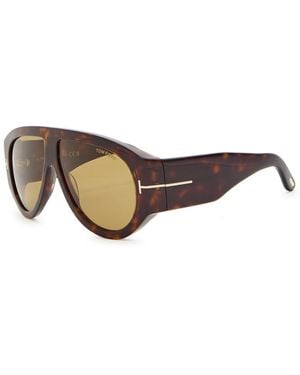 Tom Ford Bronson Aviator-Style Sunglasses - Brown