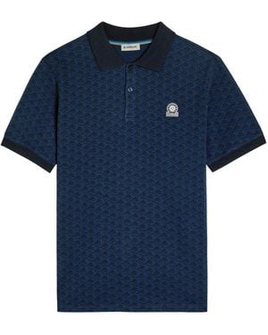 Sandbanks Logo-Monogrammed Cotton Polo Shirt - Blue