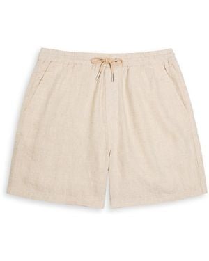 NN07 Gregor Linen Shorts - Natural