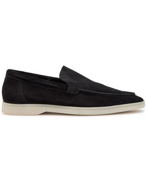 Aurélien Yacht Suede Loafers - Black