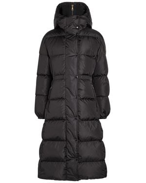 Moncler Chamer Quilted Shell Coat - Black