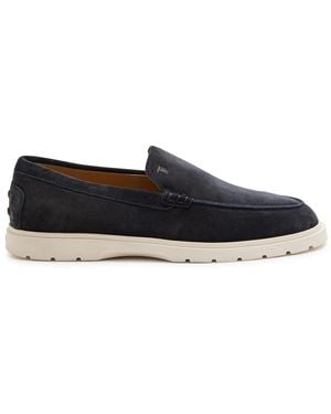 Tod's Estivo Suede Loafers - Black