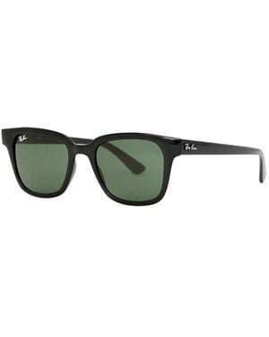 Ray-Ban Square-Frame Designer Sunglasses, Sunglasses, Lenses, Square Sunglasses , 100% Uv Protection - Green