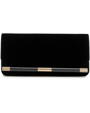 Victoria Beckham The 202 Suede Clutch - Black