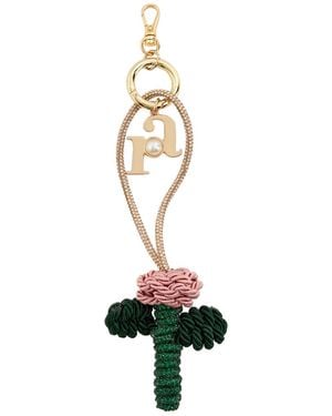 Rosantica Charm Rosa Rhinestone Bag Charm - White