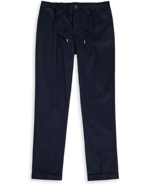 Aurélien Urban Stretch-Cotton Trousers - Blue