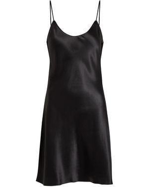 Olivia Von Halle Venus Silk Night Dress - Black