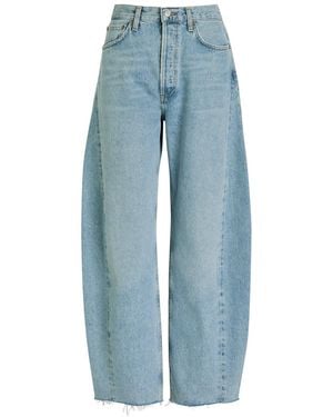 Agolde Luna Barrel-Leg Jeans - Blue
