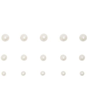 Jennifer Behr Paige Faux-Embellished Hair Magnets - Multicolour