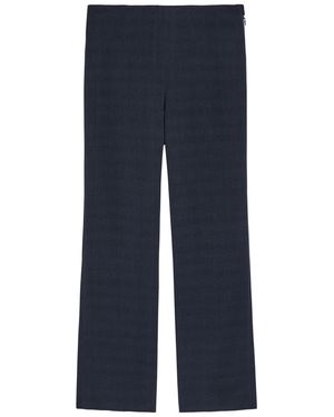 Blazé Milano Morelia Flared-Leg Woven Pants - Blue