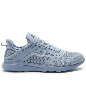 Athletic Propulsion Labs Techloom Tracer Pointelle-Knit Trainers - Blue