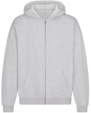 Skims Relaxed Cotton-Blend Sweatshirt - Gray
