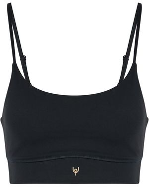 Now You Live Leamington Stretch-Jersey Bra Top - Black