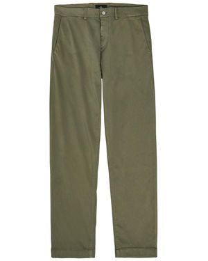 7 For All Mankind Straight-Leg Cotton-Blend Chinos - Green