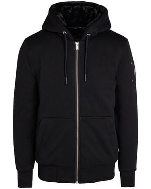 Moose Knuckles Classic Bunny Padded Hooded Cotton-Blend Jacket - Black