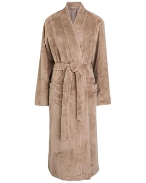 Eberjey Plush Fleece Robe - Natural