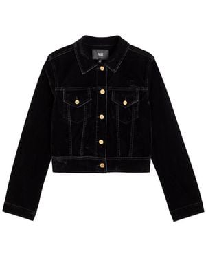 PAIGE Chantal Velvet Jacket - Black