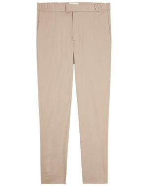 L'Estrange 24 Hour Slim-Leg Cotton-Blend Pants - Natural