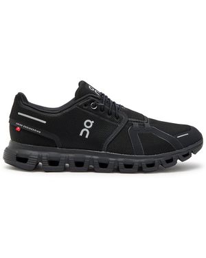 On Shoes Cloud 6 Panelled Mesh Trainers - Black