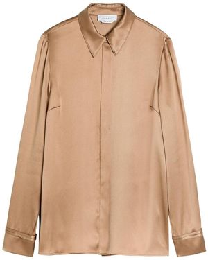 Gabriela Hearst Cruz Silk Shirt - Natural