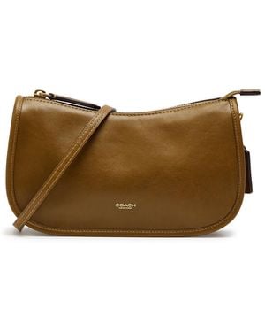 COACH Waverly Grained Leather Cross-Body Bag - Brown