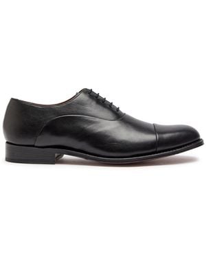 Grenson Bert Leather Derby Shoes - Black