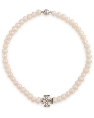 Tory Burch Kira Necklace - White