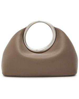 Jacquemus Le Petit Calino Leather Top Handle Bag - Brown