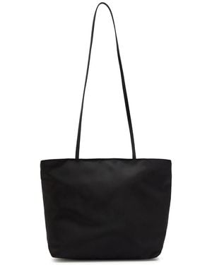 Valesque Spaghetti Satin Tote Bag - Black