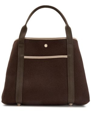 Rue de Verneuil Traversée M Pockets Whip Wool Tote Bag - Brown