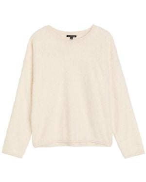 Eileen Fisher Brushed Cashmere Jumper - Natural