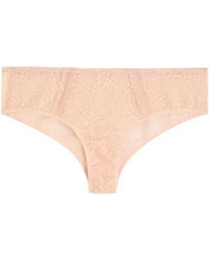 Simone Perele Comete Lace Briefs - Natural
