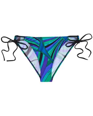 PUCCI Printed Bikini Briefs - Blue