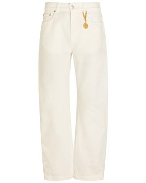 Stella McCartney Barrel-Leg Jeans - White