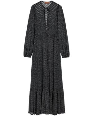 Missoni Fine-Knit Maxi Beach Dress - Black