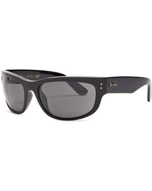 Ray-Ban X A$Ap Rocky Wrap-Around Sunglasses - Grey