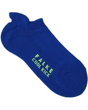 FALKE Cool Kick Jersey Trainer Socks - Blue