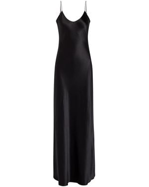 Nili Lotan Cami Silk Gown - Black