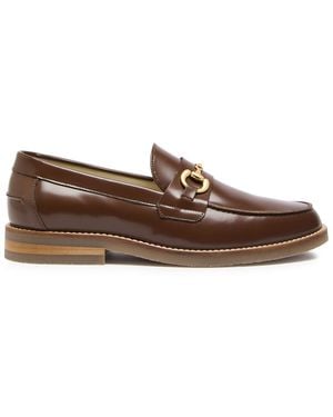 Duke & Dexter Wilde Bit Leather Loafers - Brown